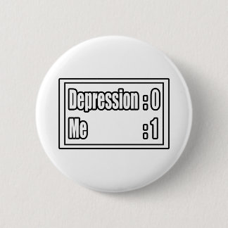 Bóton Redondo 5.08cm Painel de Avaliação de Depressão