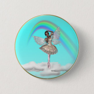 Bóton Redondo 5.08cm País das fadas da bailarina do KRW
