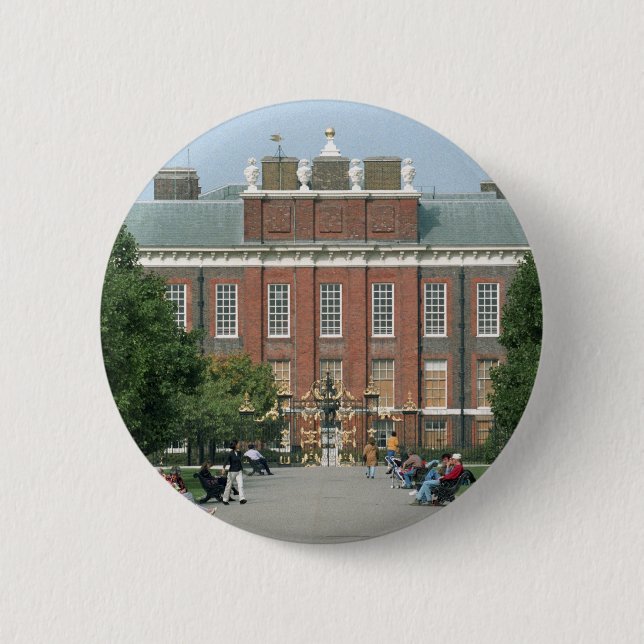 Bóton Redondo 5.08cm Palácio de Kensington (Frente)