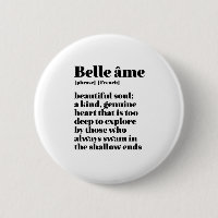 Palavra em francês inspiradora Belo Sino de Alma