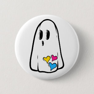 Bóton Redondo 5.08cm Pan Pride Ghost