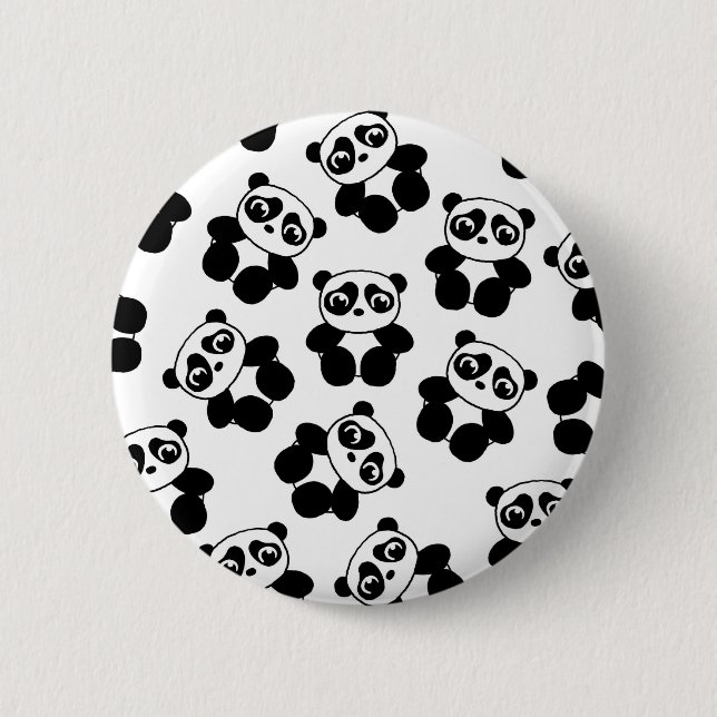Bóton Redondo 5.08cm Panda (Frente)