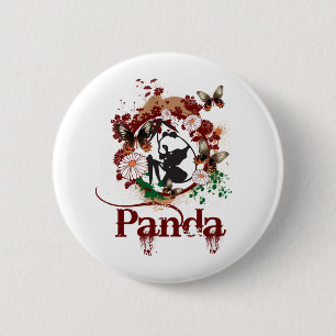 Bóton Redondo 5.08cm Panda