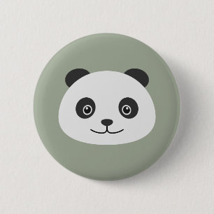 Bóton Redondo 5.08cm Panda