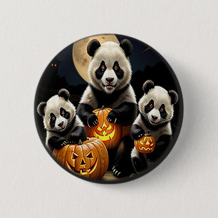 Bóton Redondo 5.08cm Panda Bears