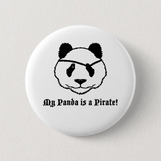 Bóton Redondo 5.08cm Panda Pirate