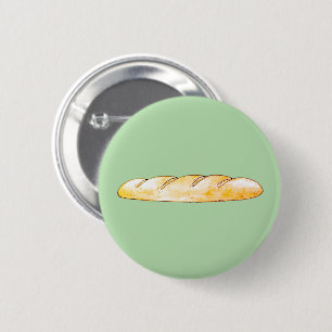 Bóton Redondo 5.08cm Pão de baguete francês