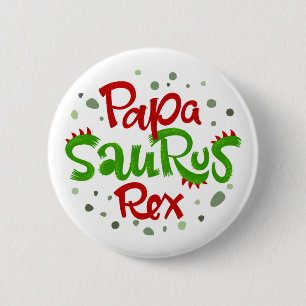 Bóton Redondo 5.08cm Papa Surus Rex Graphic