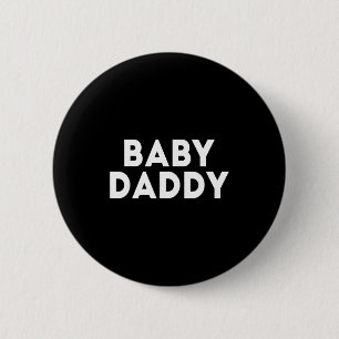 Bóton Redondo 5.08cm Papai de Bebê Engraçado Novos e Futuros Pais Dia d