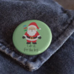 Bóton Redondo 5.08cm Papais noeis Eu Faço Isso Na Praça de Natal Hos<br><div class="desc">Este design pode ser personalizado na área fornecida pela alteração da foto e/ou do texto. Ou pode ser personalizado clicando em Personalizar este Modelo e, em seguida, escolhendo o clique para personalizar mais a opção e excluir ou alterar a cor do plano de fundo, adicionar texto, alterar a cor ou...</div>