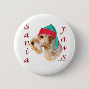 Bóton Redondo 5.08cm Papais noeis Lakeland Terrier Paws