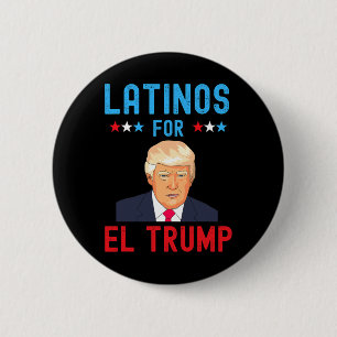 Bóton Redondo 5.08cm Para El Trump - Orgulhoso Dia de Eleição do Apoiad