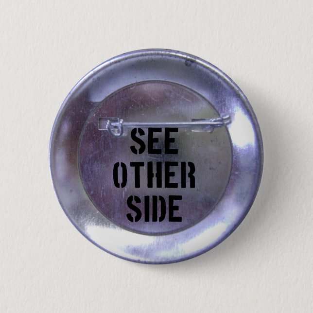 Bóton Redondo 5.08cm Para trás botão 2 (Frente)