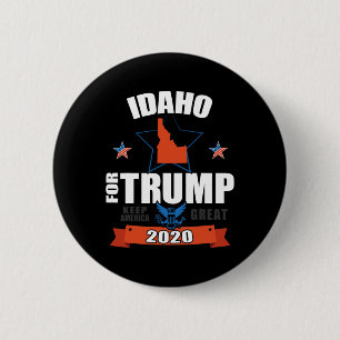 Bóton Redondo 5.08cm Para Trump Trump Pro Presidente Donald Trump Suppo