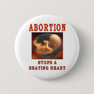 BÓTON REDONDO 5.08CM PARADAS DO ABORTO