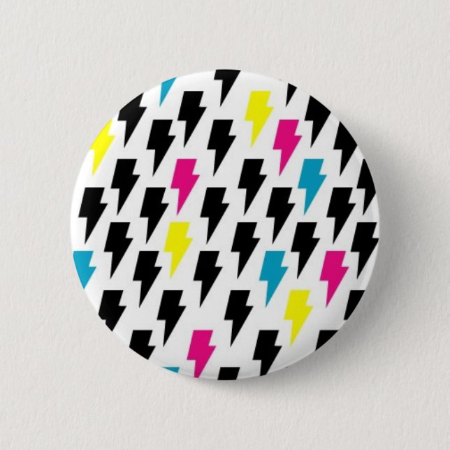 Bóton Redondo 5.08cm Parafusos de relâmpago (Frente)