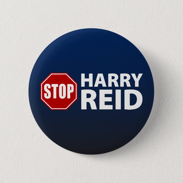 Bóton Redondo 5.08cm Pare Harry Reid (Frente)