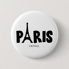 Bóton Redondo 5.08cm Paris França 