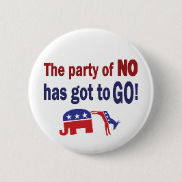 Bóton Redondo 5.08cm Parte do Não