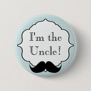 Bóton Redondo 5.08cm Partido de chá de fraldas feito sob encomenda eu