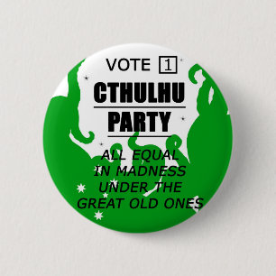 BÓTON REDONDO 5.08CM PARTIDO DO VOTO 1 CTHULHU