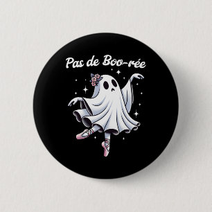 Bóton Redondo 5.08cm Pas De Boo-rée Balé Dancer Ghost Dance Professor H