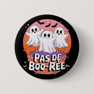 Bóton Redondo 5.08cm Pas De Boo-rée Balé Fantasma Professor de dança Fu