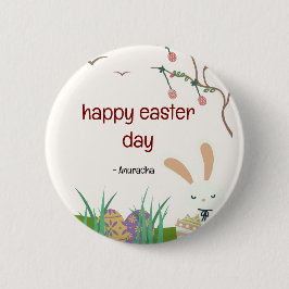 Bóton Redondo 5.08cm Páscoa de celebridades: Um Dia de Alegria e Renova