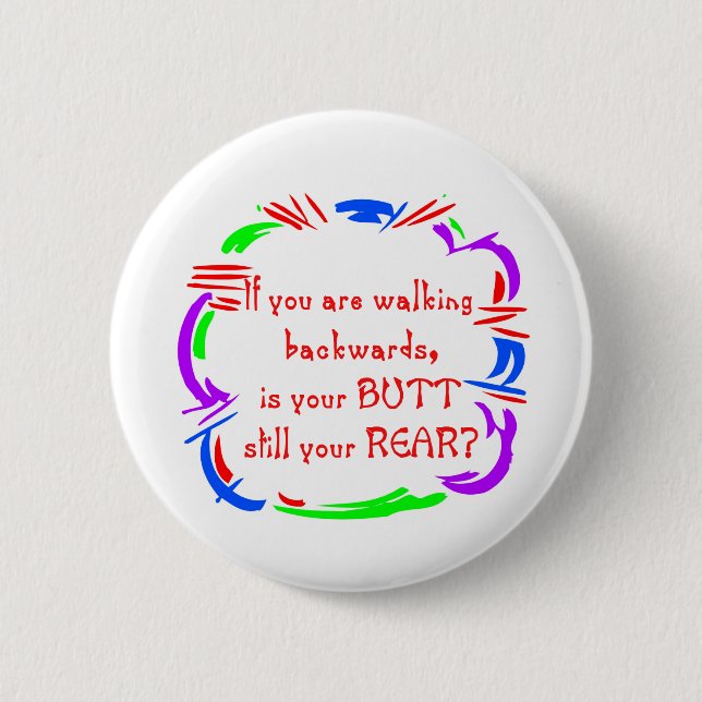 Bóton Redondo 5.08cm Passeio para trás (Frente)