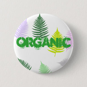 Bóton Redondo 5.08cm Pastel Colors Lucky Fern