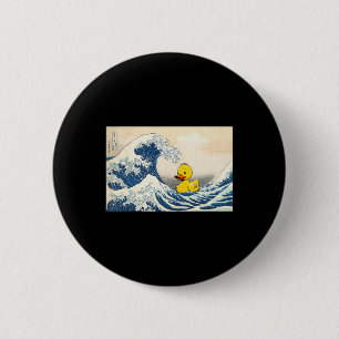 Bóton Redondo 5.08cm Pato de Borracha Grande Onda Lindos Patos Homens M
