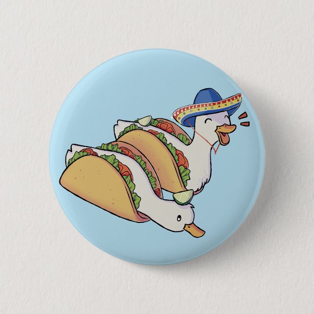 Bóton Redondo 5.08cm pato taco (Frente)