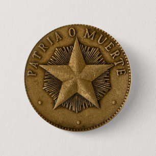Bóton Redondo 5.08cm Patria o Muerte