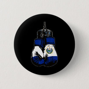 Bóton Redondo 5.08cm Patrimônio Orgulhoso El Salvador Bandeira Luvas de