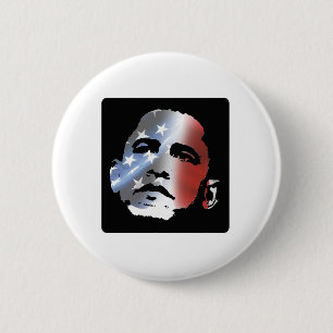 Bóton Redondo 5.08cm Patriota de Obama