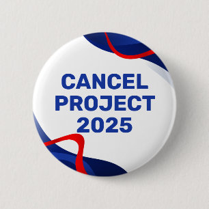 Bóton Redondo 5.08cm Patriótico Anti Project 2025 Botton Político