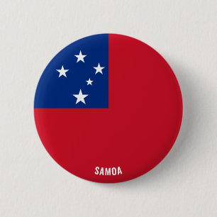Bóton Redondo 5.08cm Patriótico Encantador de Sinalizador Samoa