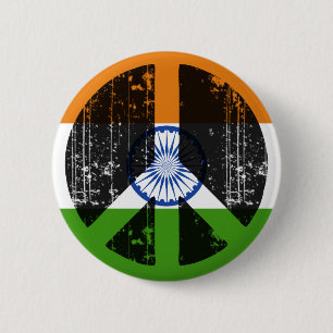 Bóton Redondo 5.08cm Paz em India