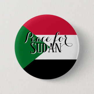 Bóton Redondo 5.08cm Peace for Sudan Button Pin  Solidarity & Awareness