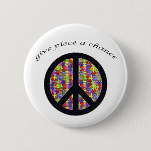 Bóton Redondo 5.08cm peace_piece