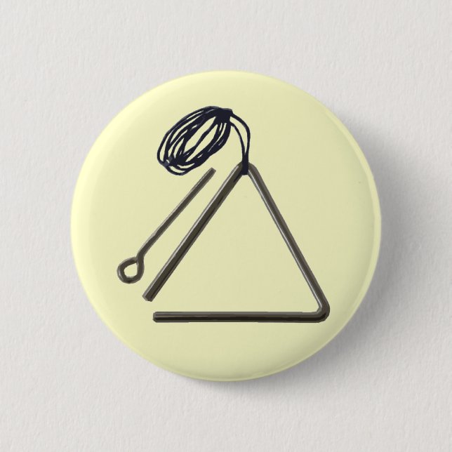 Bóton Redondo 5.08cm Pedaços sim, eu jogo o triângulo! (Frente)