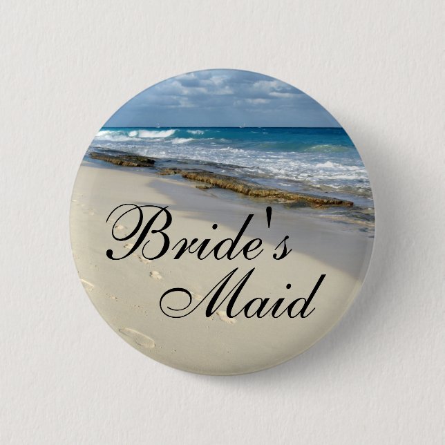 Bóton Redondo 5.08cm pegadas nos botões da areia (Frente)