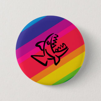 Bóton Redondo 5.08cm Peixe-arco-íris