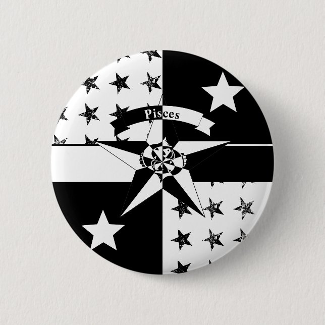 Bóton Redondo 5.08cm Peixes (Frente)