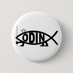 Bóton Redondo 5.08cm Peixes de Odin