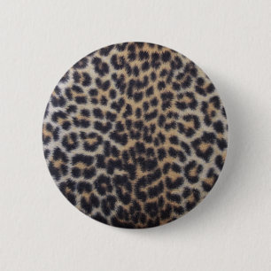 Bóton Redondo 5.08cm Pele do leopardo