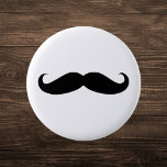 Bóton Redondo 5.08cm Pele Negra Clássica<br><div class="desc">Adote um toque de charme caprichoso com este Botão Negro Clássico de bigode. Perfeito por adicionar um sotaque lúdico às suas roupas, bolsas ou chapéus, este botão mostra um simples e icônico design de bigode preto. Seja você fã de bigodes, assistindo a uma festa temática, ou simplesmente querendo adicionar um...</div>