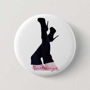 Bóton Redondo 5.08cm Pele Preta Boot Thunder_Cove