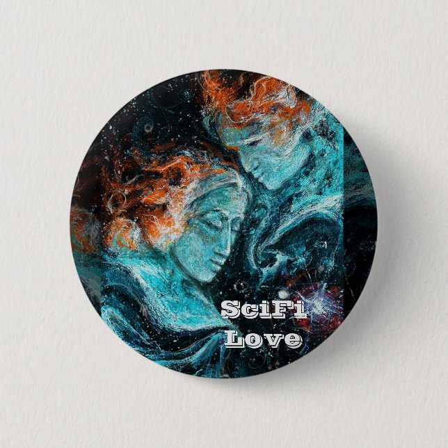 Bóton Redondo 5.08cm Pelo espaço (Frente)