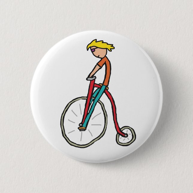 Bóton Redondo 5.08cm Penny Farthing (Frente)